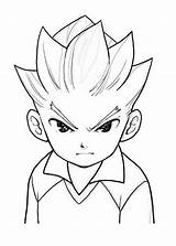 Inazuma Eleven Coloring Para Pages Dibujar Drawings Pintar Coloringpages Dibujos Drawing sketch template