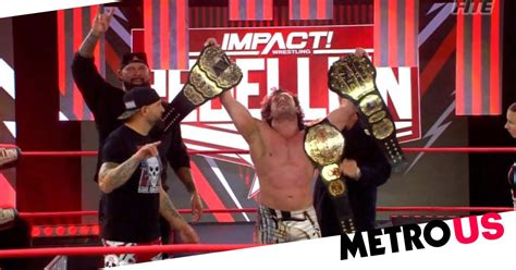 Aew Champ Kenny Omega Wins Impact Wrestling World Title At Rebellion