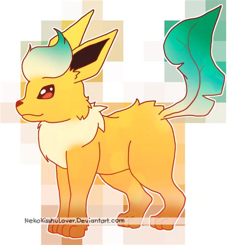 eevee hybrid flareon jolteon leafeon  rockabell neko  deviantart