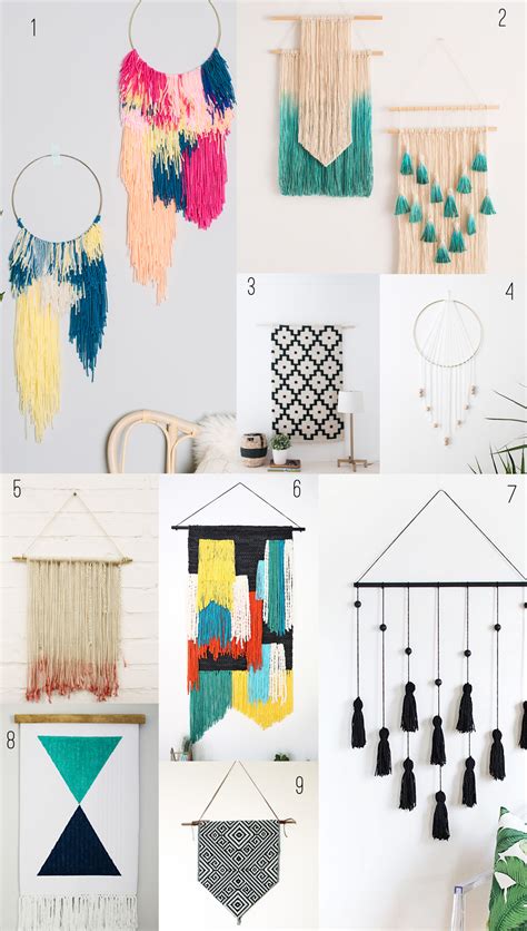 amazing diy wall hangings  love  party