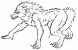 Werewolf Coloring Getcolorings Pages sketch template