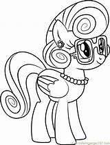 Coloring Shy Pony Little Pages Mrs Friendship Magic Cartoon Colouring Coloringpages101 Printable Choose Board sketch template