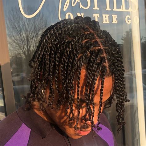 strand twist styles twist mens box braids  fade