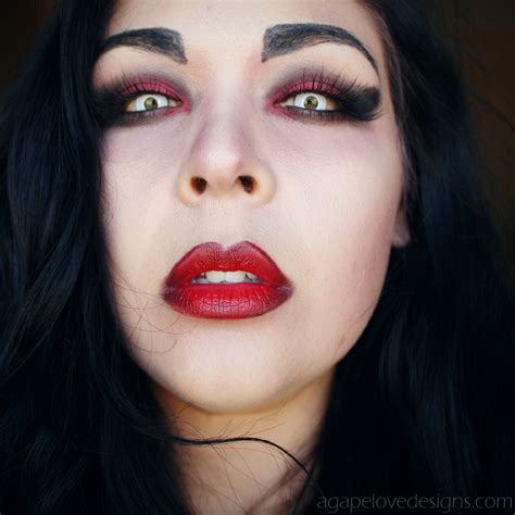 agape love designs easy vampire makeup tutorial video