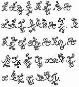 Knot Alphabet Knots Cursive Sample Text Omniglot Translation Choose Board Alpha sketch template