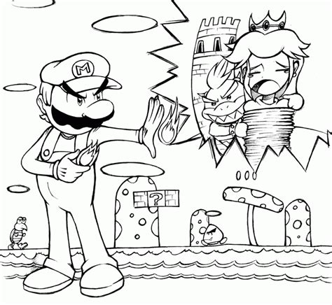 super mario coloring pages books    printable
