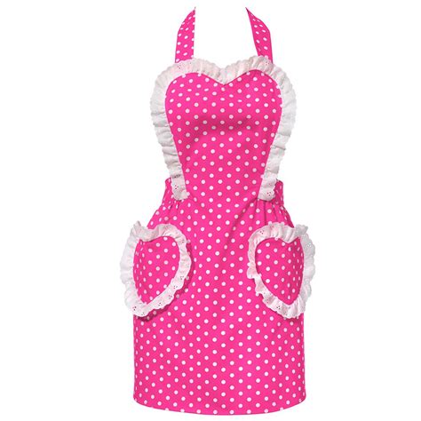Sweetheart Pink Apron Apron Sewing Pattern Sewing Aprons Adult Aprons
