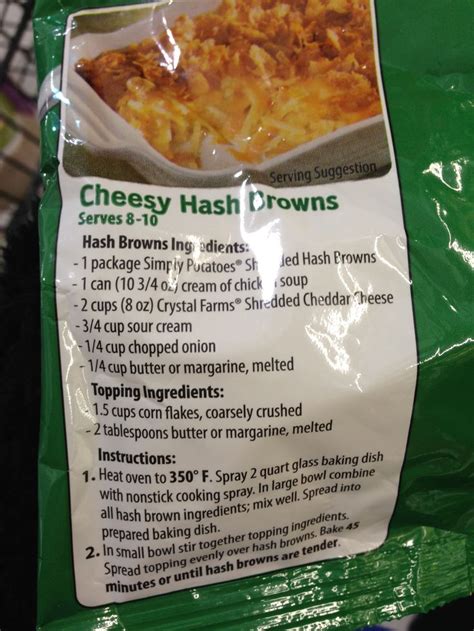 hash brown casserole  simply potatoes hashed browns