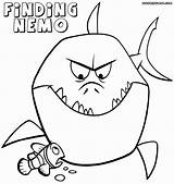 Finding Pages Nemo Coloring Bruce Getcolorings Awesome sketch template