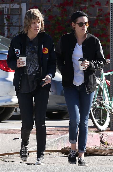 kristen stewart in jeans out for coffee with alicia