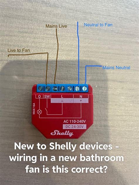 shelly  wiring diagram