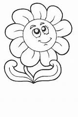 Coloring Pages Flower Kindergarten Choose Board Color sketch template