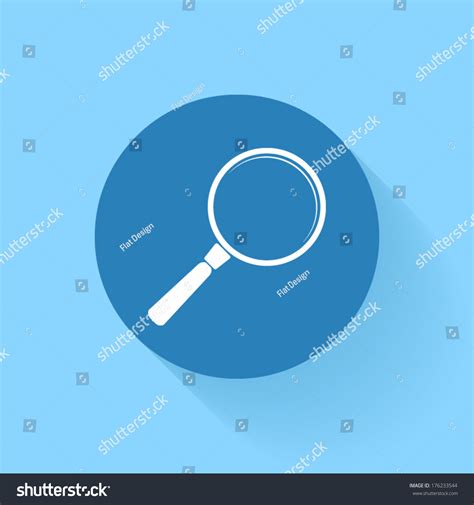 search icon vector illustration flat design style