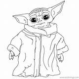 Yoda Xcolorings sketch template