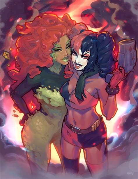 pin on harley quinn x poison ivy