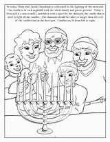 Hanukkah Coloring Pages Story Scribblefun Ceremony Lighting Printable sketch template