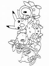 Pikachu Coloring Pages Print Pokemon Getdrawings Go sketch template