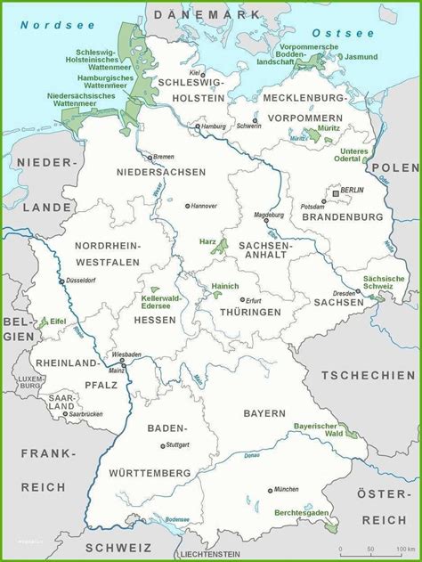 Deutschland Karte Zeige Mir Eine Karte Von Deutschland