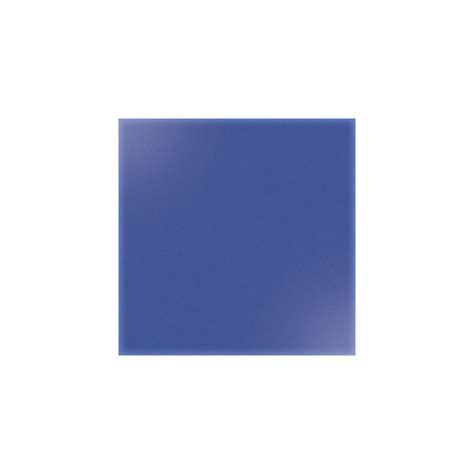 carrelage uni 5x5 cm bleu brillant berillo sur trame