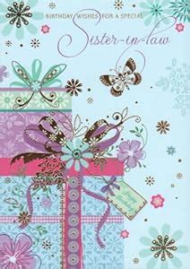 birthday wishes   special sister  law card  uk delivery