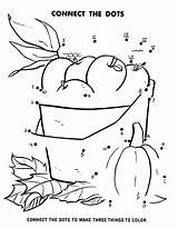 Dot Dots Fall Connect Coloring Pages Activity Easy Apples Corn Pumpkin Sheet Sheets Popular Honkingdonkey Kids Coloringhome Library Clipart Choose sketch template