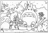 Coloring Totoro Pages Printable Popular sketch template