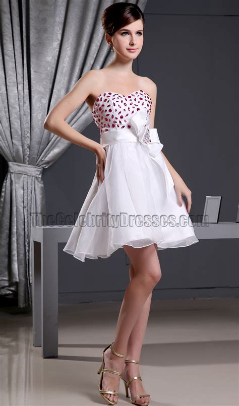 cute sweetheart   beaded party dress homecoming dresses