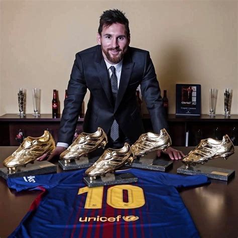 Lionel Messi The First Owner Of 5 Golden Boots In The History Of