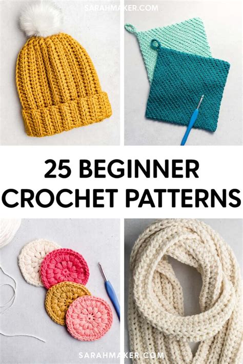 easy crochet patterns  beginners
