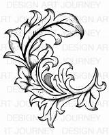 Baroque Swirl Clipartmag sketch template