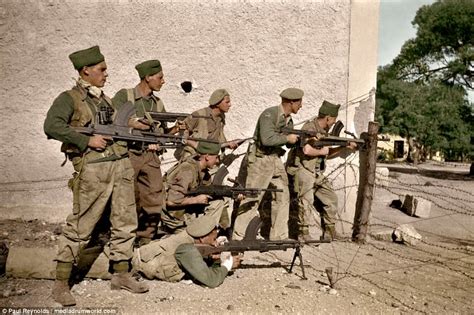spectacular colourised photos show sas and sbs on campaign daily mail