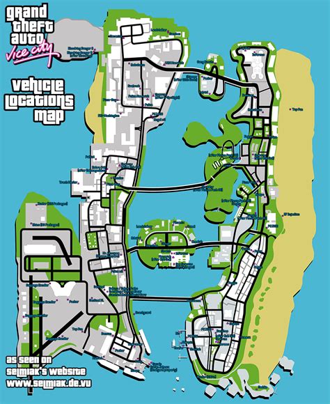 Vice City Helicopter Locations Map Global Map