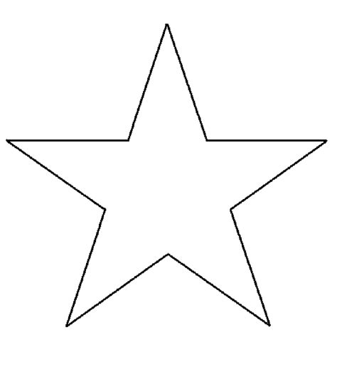 star template star template printable star template
