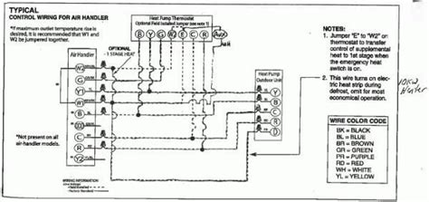 heat pump wiring schematic