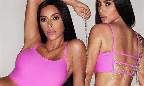 Kim Kardashian Works A Hot Pink Thong As She Showcases Her Famous