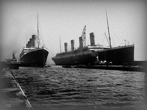 rms olympic rms britannic titanics  famous sister ships