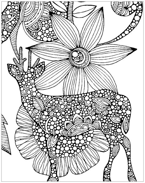pin  adult coloring page
