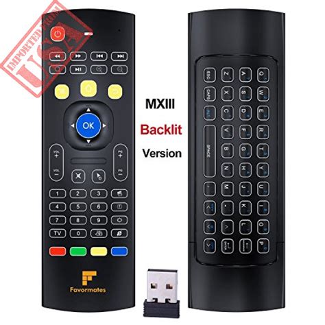 favormates air remote mouse mx pro backlit kodi remote control shop   pakistan