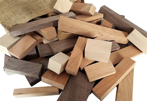 wooden blocks  pounds  premium hardwood  assorted sizes natural