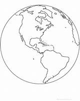 Kleurplaat Aarde Wereldbol Downloaden sketch template