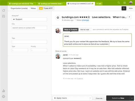 trustpilot reviews app integration  zendesk support