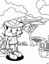 Handipoints Safari Primarygames Cat Coloring Pages Printables Inc 2009 Cool Find Good sketch template