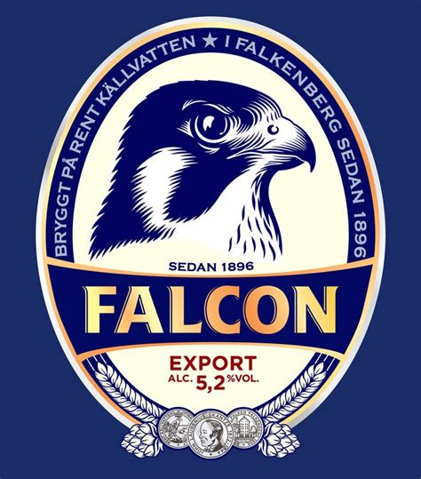 illustration   beer label falcon