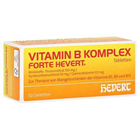 vitamin  komplex forte hevert tabletten  stueck   bestellen