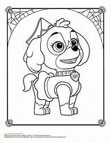 Paw Patrol Coloring Pages Printable Halloween Sheets Uploaded User sketch template