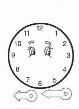 Clock Reloj Okul öncesi Saatler Aprender Yapımı Armar Relojes Anaokulu Için Moldes Okulöncesi Colorear Etkinlik Kes Yapıştır Preescolar Kaynak sketch template