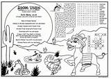 Coloring Menus Children Southwest Menu Kids Front Placemats Restaurants Restaurant Activity Back Placemat Kid Optional sketch template