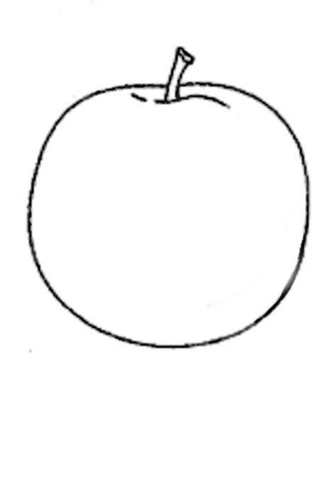 color  apple apple outline draw apple apple coloring page
