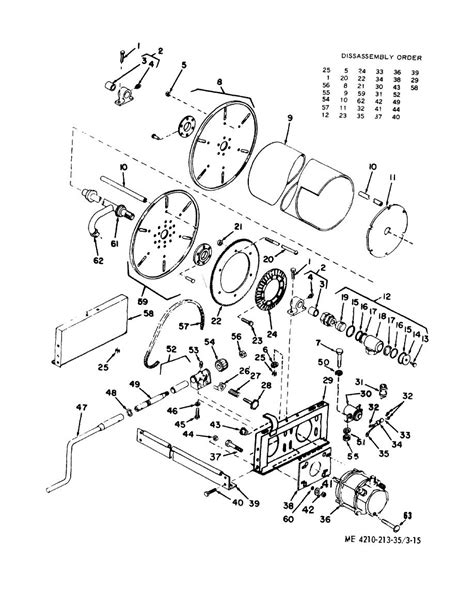 figure   hose reel assembly exploded view