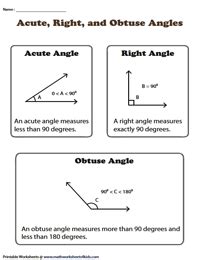 acute obtuse   straight angles worksheet rokok entek